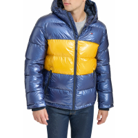 Tommy Hilfiger Men's Quilted Puffer Hooded Mid Length Jacket