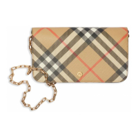 Burberry Portefeuille 'Check Chain Strap' pour Femmes