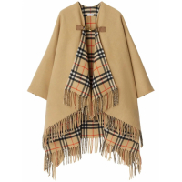 Burberry Cape 'Check-Pattern' pour Femmes