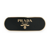 Prada Barrette à cheveux 'Logo' pour Femmes