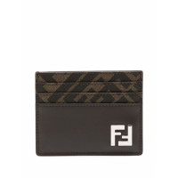 Fendi Porte-carte 'Logo-Plaque' pour Hommes