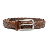 Brunello Cucinelli Ceinture 'Woven' pour Hommes