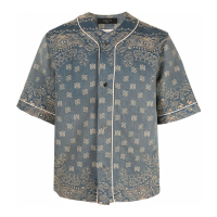 Amiri Chemise en Jean 'Monogram-Jacquard' pour Hommes