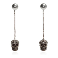 Alexander McQueen 'Pave Skull' Ohrringe für Damen