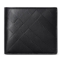 Burberry Portefeuille 'Embossed-Check' pour Hommes