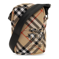 Burberry Men's 'Check-Pattern' Messenger Bag