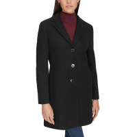 Calvin Klein 'Single-Breasted Notched-Collar Coat' für Damen