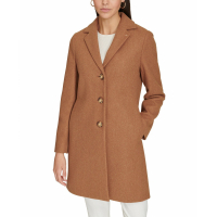 Calvin Klein Manteau 'Single-Breasted Notched-Collar' pour Femmes