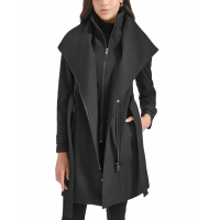 Calvin Klein 'Belted Wrap Coat' pour Femmes