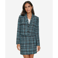 Calvin Klein 'Two-Button Cropped Tweed Blazer' pour Femmes