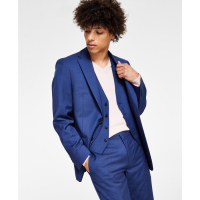 Calvin Klein 'Slim-Fit Wool-Blend Stretch Suit Jackets' pour Hommes