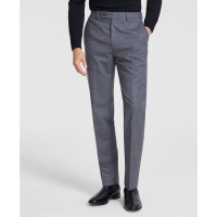 Calvin Klein 'Slim-Fit Gray Solid Wool-Blend Suit Separate Pants' pour Hommes