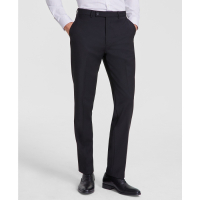 Calvin Klein 'Slim-Fit Wool-Blend Stretch Suit Pants' pour Hommes