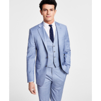 Calvin Klein 'Slim-Fit Wool-Blend Stretch Suit Jackets' pour Hommes