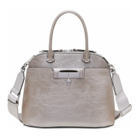 Calvin Klein 'Becky Metallic Convertible Turnlock Dome Satchel' pour Femmes