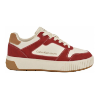 Calvin Klein 'Ahliah Lace-Up Platform Casual Sneakers' pour Femmes