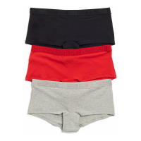 Calvin Klein 'Monochrome Boyshorts - 3-Pack' pour Femmes