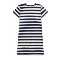 Polo Ralph Lauren 'Striped Cotton Jersey Tee Dress' für große Mädchen