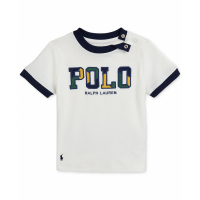 Polo Ralph Lauren 'Cotton Logo-Appliqué T-Shirt' für Baby