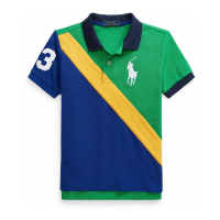 Polo Ralph Lauren 'Big Pony Cotton Mesh Polo Shirt' für Kleinkind & Kleiner Junge