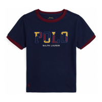 Polo Ralph Lauren 'Corduroy-Logo Cotton Jersey Tee' für Kleinkind & Kleiner Junge