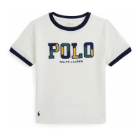 Polo Ralph Lauren 'Corduroy-Logo Cotton Jersey Tee' für Kleinkind & Kleiner Junge