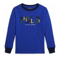 Polo Ralph Lauren 'Corduroy-Logo Cotton Long-Sleeve Tee' für Kleinkind & Kleiner Junge