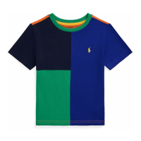 Polo Ralph Lauren 'Color-Blocked Cotton Jersey Tee' für Kleinkind & Kleiner Junge