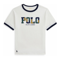 Polo Ralph Lauren 'Corduroy-Logo Cotton Jersey Tee' für großes Jungen