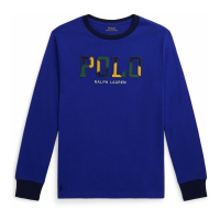 Polo Ralph Lauren 'Corduroy-Logo Cotton Long-Sleeve Tee' für großes Jungen