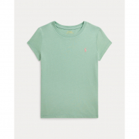 Ralph Lauren 'Cotton Jersey Crewneck Tee' für Kleine Mädchen