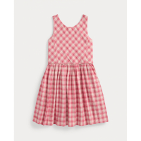 Ralph Lauren 'Gingham Cotton Madras Dress' für Kleine Mädchen