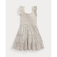 Ralph Lauren 'Floral Tiered Cotton Jersey Dress' für Kleine Mädchen