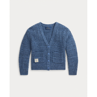 Ralph Lauren 'Cotton V-Neck Cardigan' für Kleine Mädchen