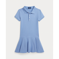 Ralph Lauren 'Stretch Mesh Polo Dress' für Kleine Mädchen