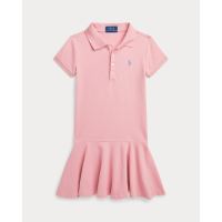 Ralph Lauren 'Stretch Mesh Polo Dress' für Kleine Mädchen