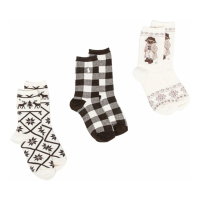 Ralph Lauren 'Patterned' Socken für Damen - 3 Stücke