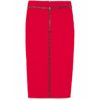 Elisabetta Franchi Women's 'Chain-Trim' Midi Skirt