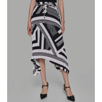 Karl Lagerfeld Paris 'Pleated High Waisted Midi Skirt' pour Femmes