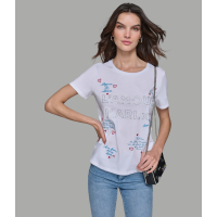 Karl Lagerfeld Paris 'Luxe Lamour Karl Tee' für Damen