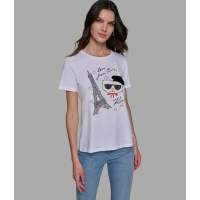 Karl Lagerfeld Paris 'Choupette In Paris Tee' für Damen