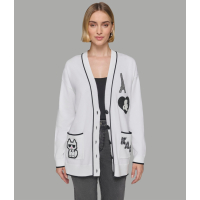 Karl Lagerfeld Paris 'Logo Patch Varsity Cardigan' für Damen