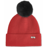 Karl Lagerfeld Paris 'Sunglasses Pin Faux-Fur Pom Beanie' für Damen