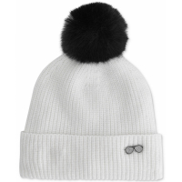 Karl Lagerfeld Paris 'Sunglasses Pin Faux-Fur Pom Beanie' für Damen