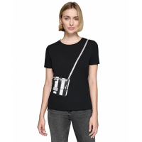 Karl Lagerfeld Paris 'Cross-Body T-Shirt' für Damen