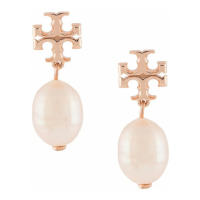 Tory Burch Boucles d'oreilles 'Kira Pearl Drop' pour Femmes