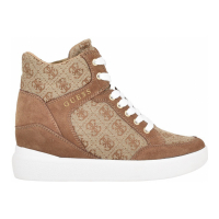 Guess Women's 'Blairin Logo Hidden Wedge Lace-up' Sneakers