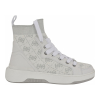 Guess Women's 'Mannen Knit Lace Up Fashion' High-Top Sneakers