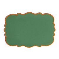 Bitossi Set de table 'With Scalloped Edge' - 33 x 48 cm - 2 Pièces