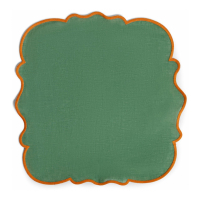 Bitossi Serviettes 'With Scalloped Edge' - 45 x 45 cm - 2 Pièces